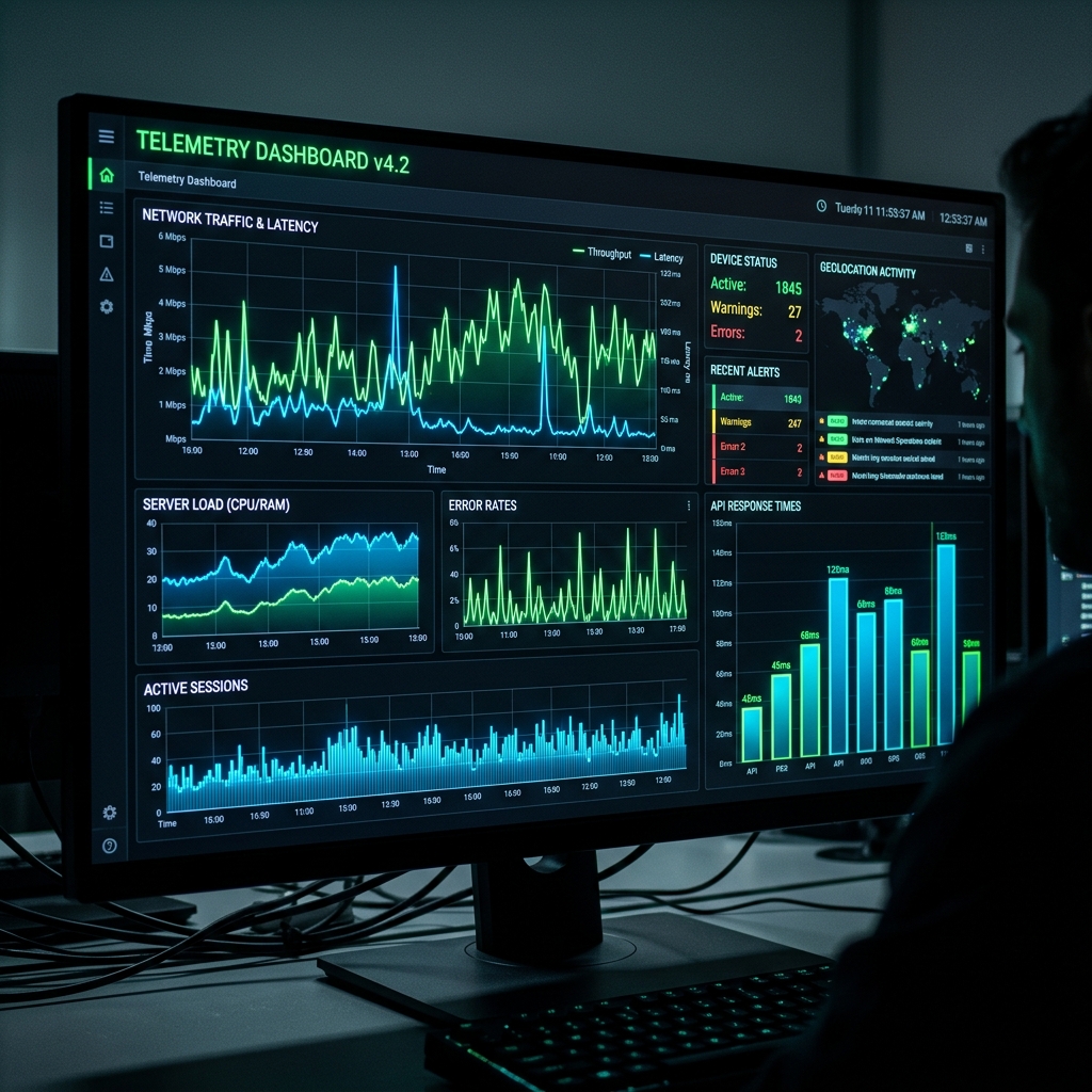 Next.js API Connected Dashboard Services